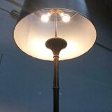 Hollywood Regency bamboo floor lamp by Ingo Maurer for M Design, 1960s.