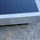 Coffee table in brushed steel and black tinted glass from the 70s