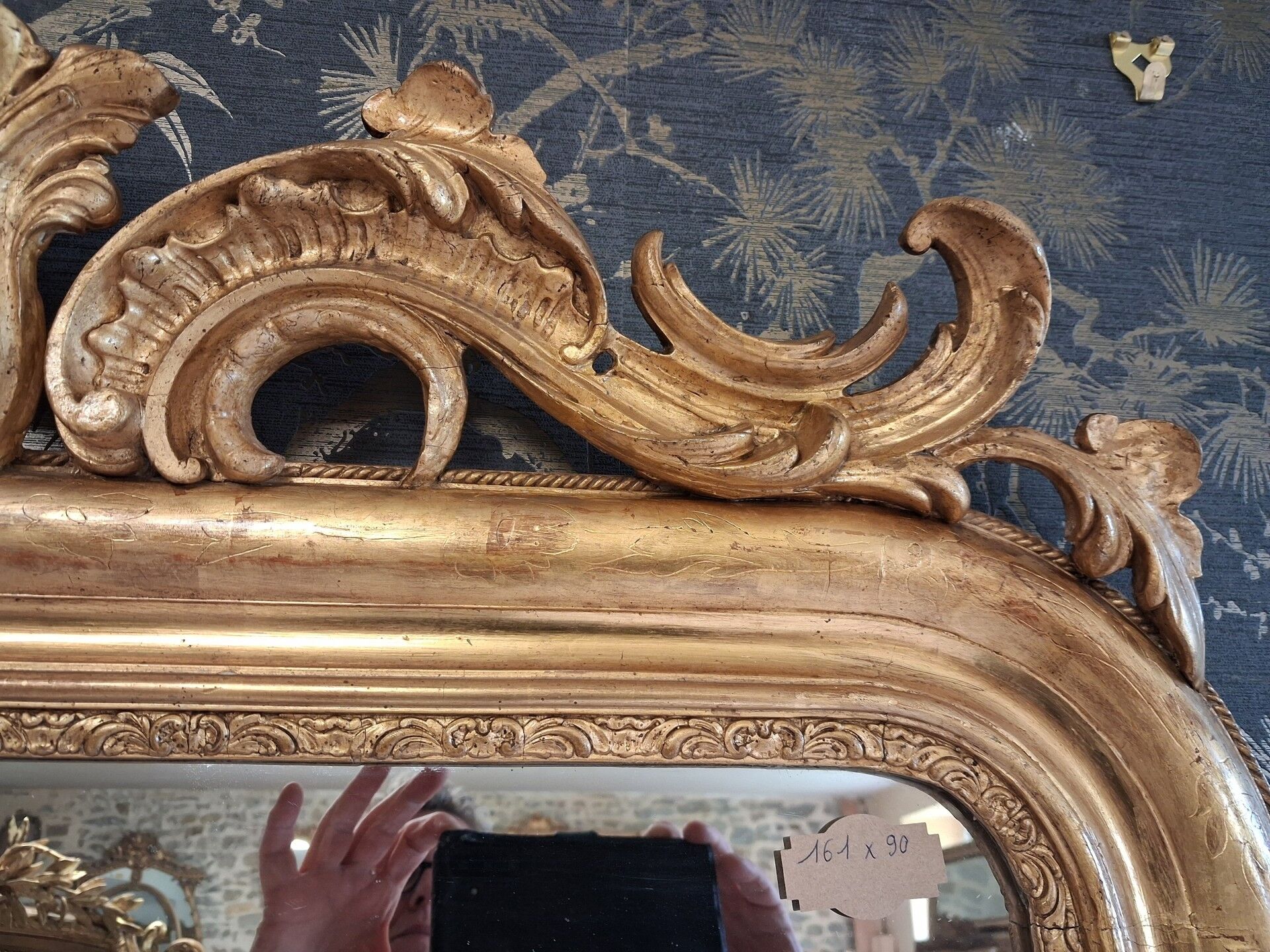 Louis Philippe mirror 161 x 90