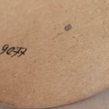 Rattan table lamp 50s piece signed