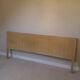 Headboard in wood and veneer oak vintage
