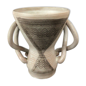 Vase en céramique vallauris Jean Austruy, Années 60