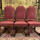 Set of 6 Renaissance - Louis XIII chairs in oak