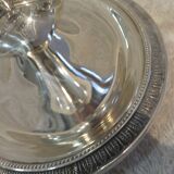 Superb silver-plated sauce boat by Christofle Malmaison, Aigle Empire