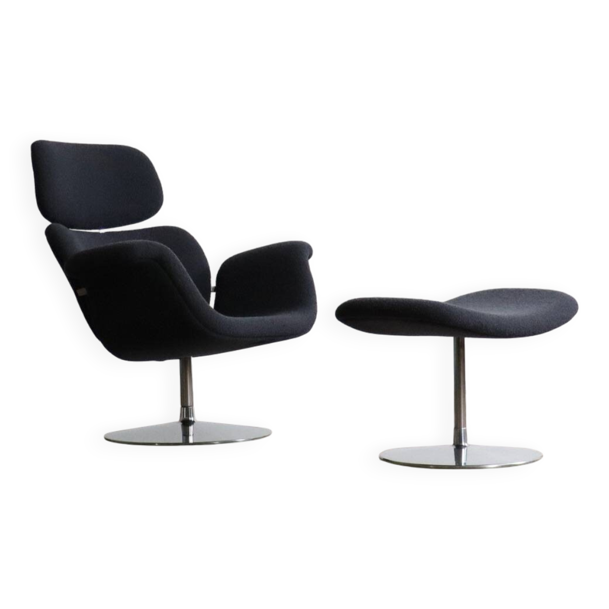 Artifort F545 Big Tulip With Ottoman By Pierre Paulin