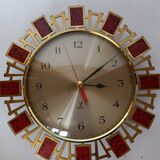 Wall clock Jaz golden brass