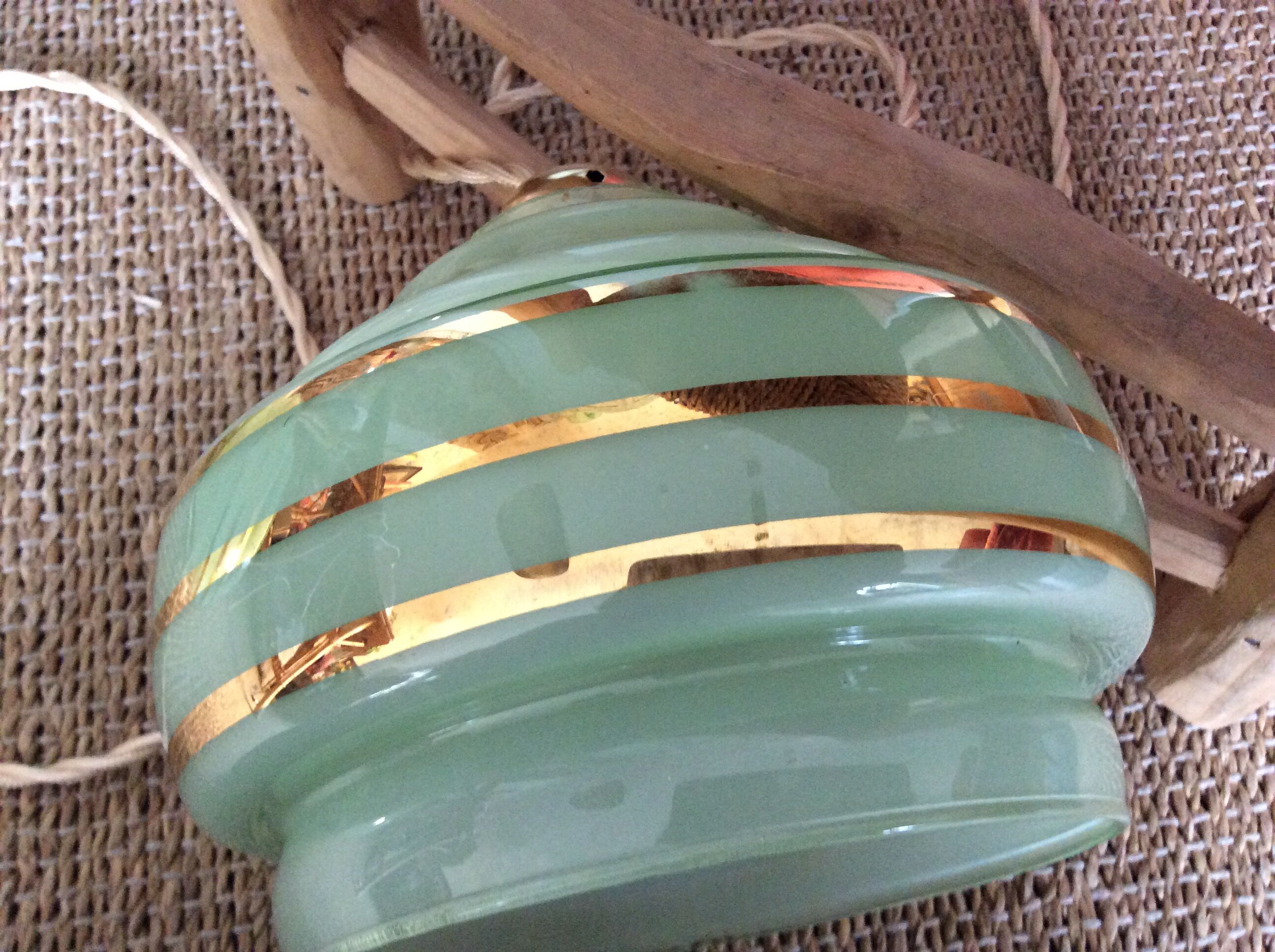 3 vintage pendant lamps