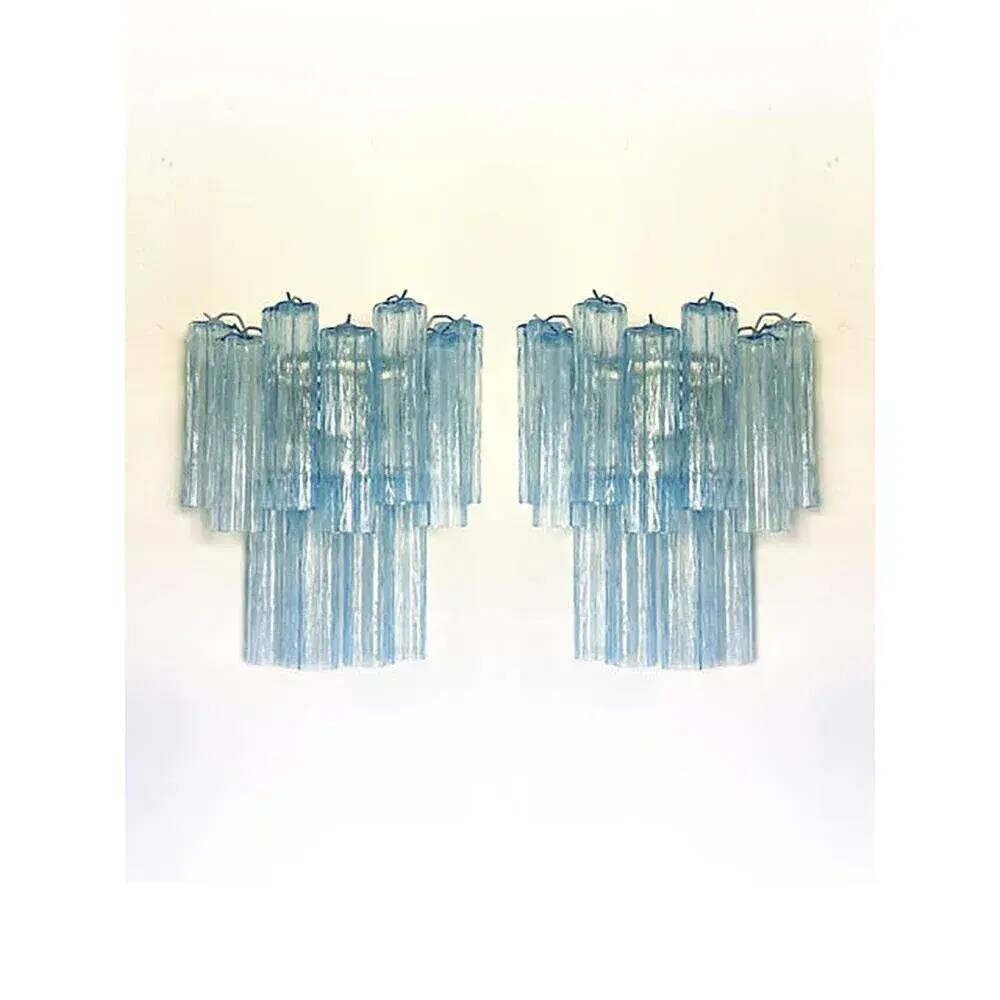 Pair of Modern Glass Sconces Designed by Simoeng