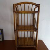 Vintage rattan and wicker laying floor