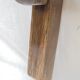 Chaise pliante en bois et cannage