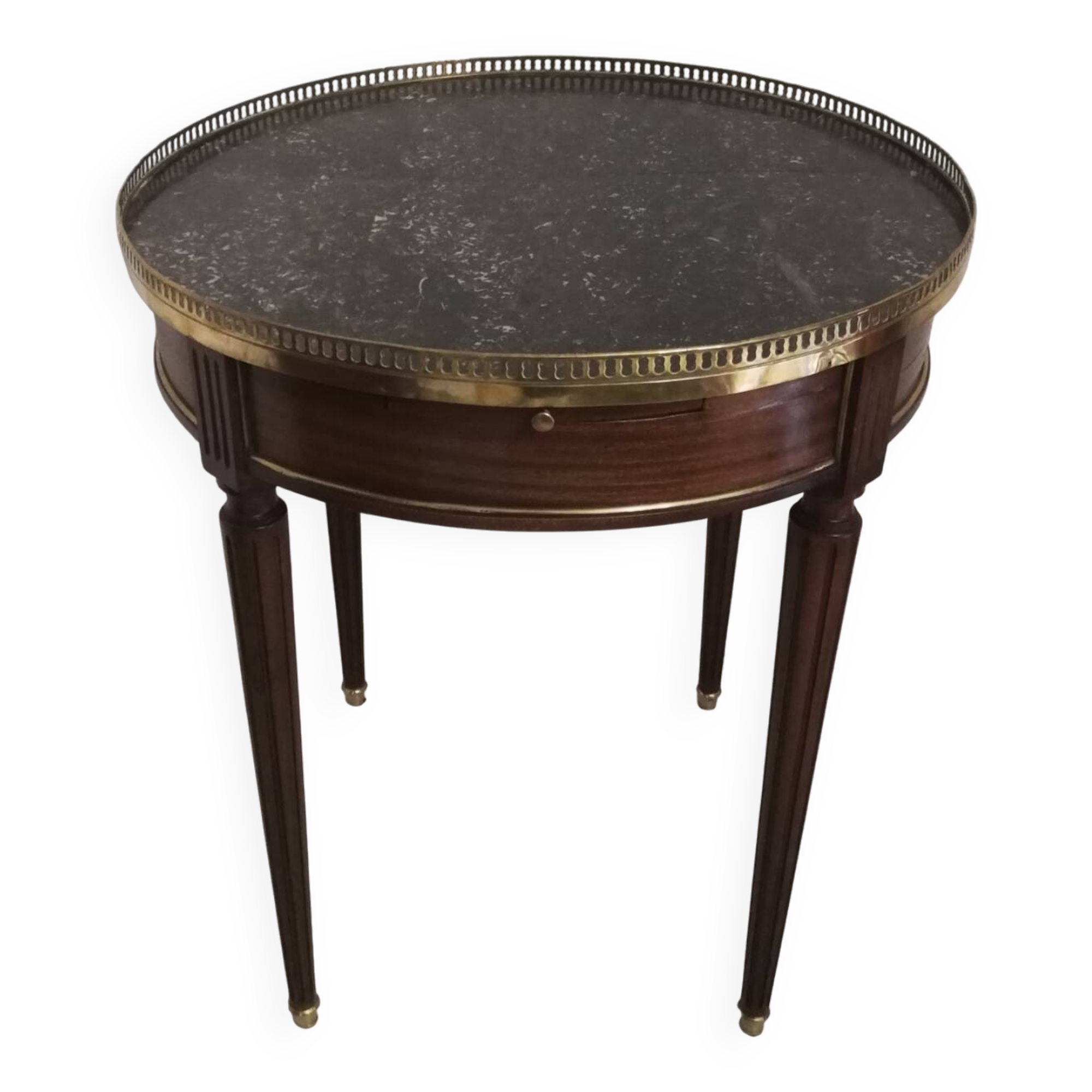 Mahogany hot water bottle table