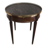 Table bouillotte en acajou