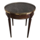 Mahogany hot water bottle table