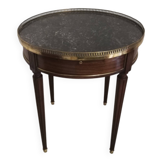 Mahogany hot water bottle table