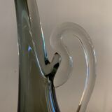 Sommerso Murano glass vase 1960