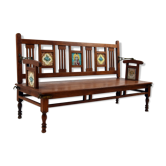 Indian bench, reversible folder