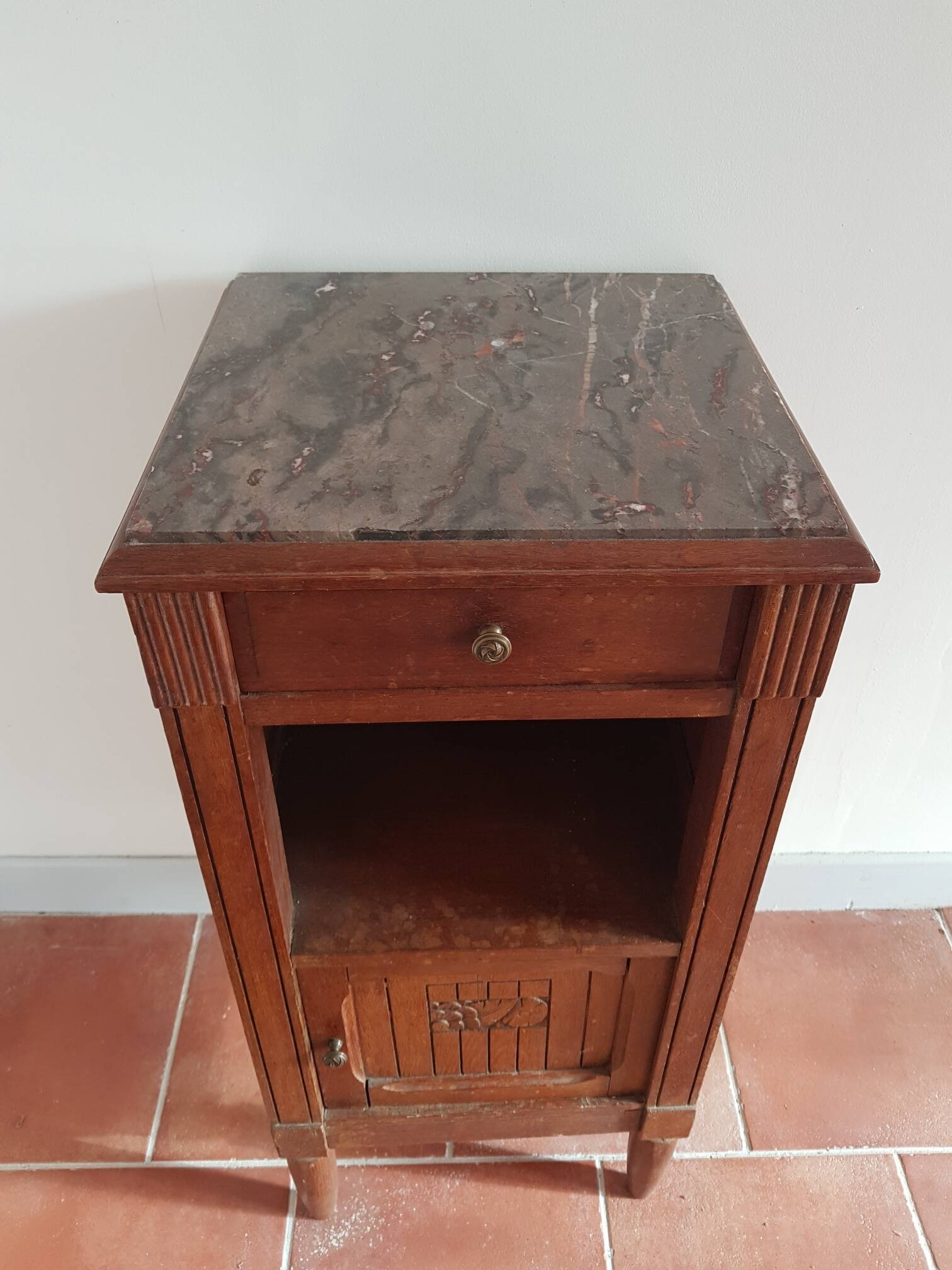 Antique Art Deco bedside table