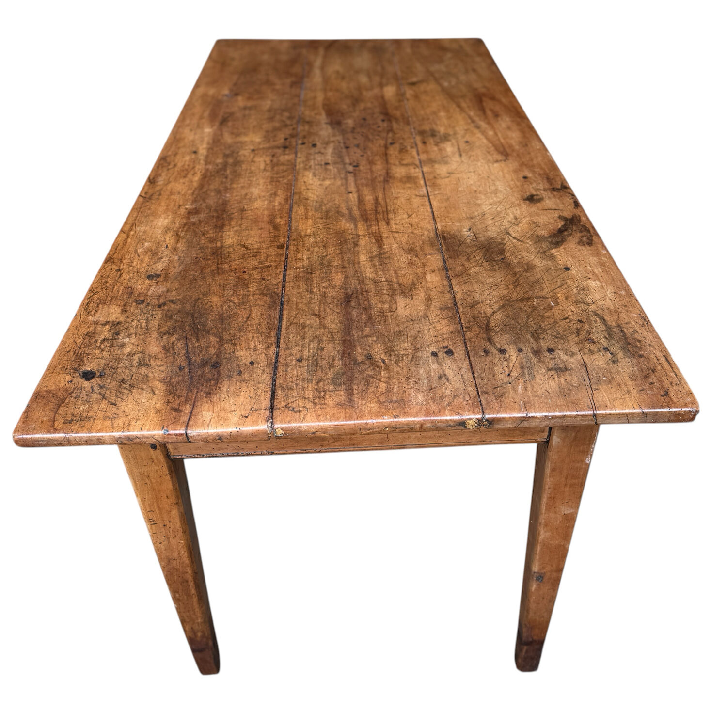 Table de ferme en cerisier, France XIXème s.