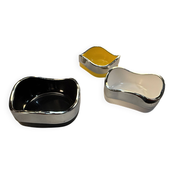 3 vintage ashtrays