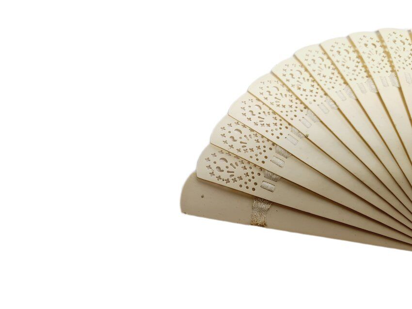Art Nouveau Austro-Hungarian celluloid fan, 1900s