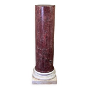 Colonne En marbre Rose - blanc