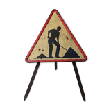 Traffic sign "worker danger" 1971