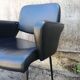 Black office chair in imitation leather