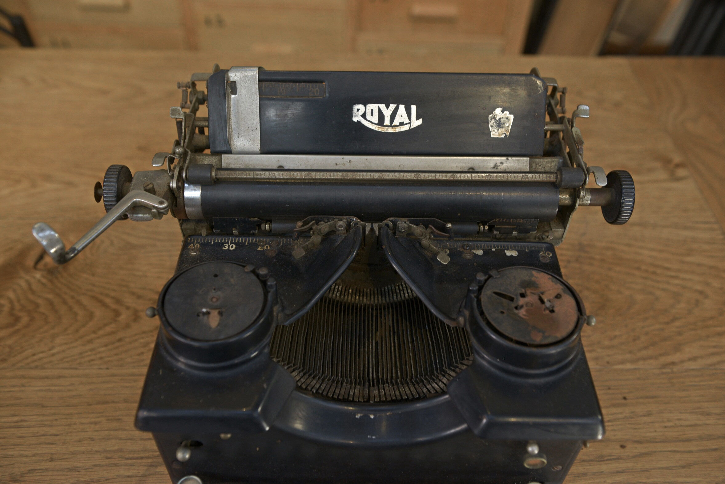Old typewriter Royal NY USA 1930