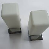 Pair of vintage bathroom design wall lights