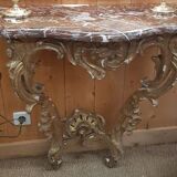 Gilded wooden console XVIIIth