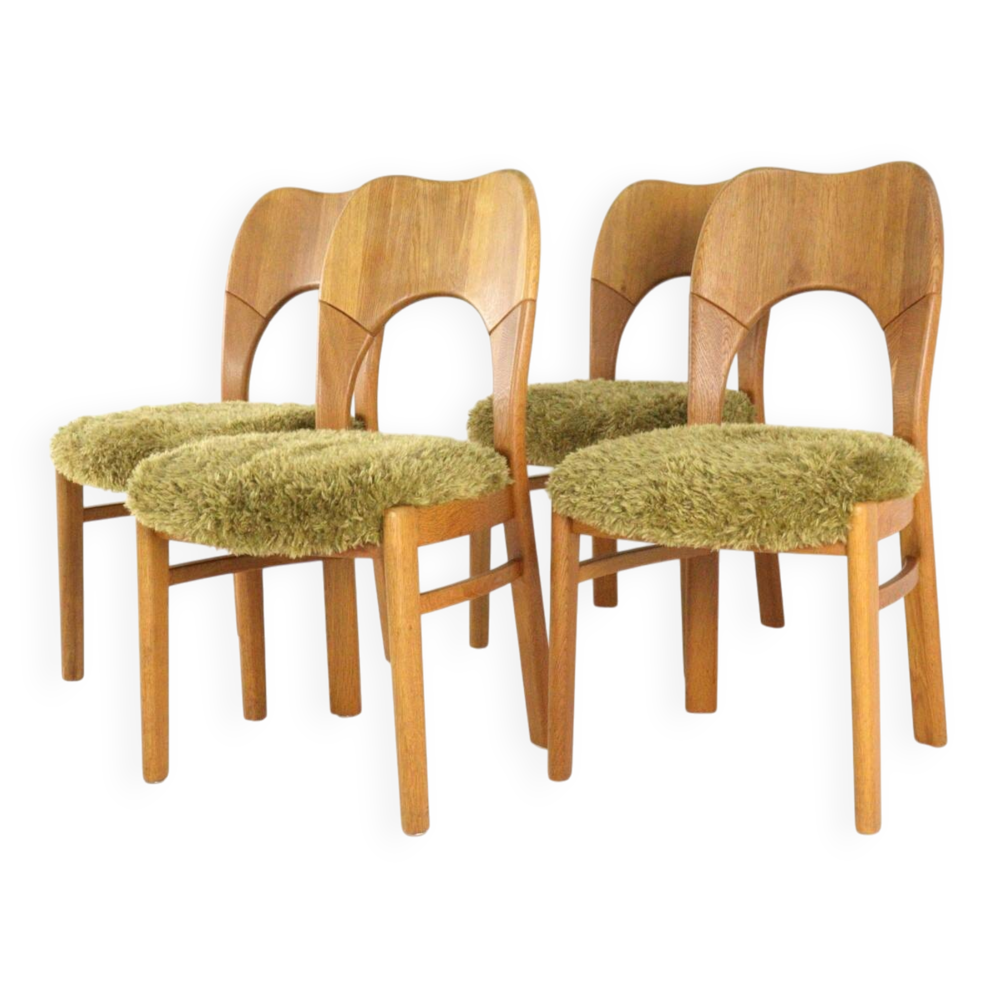 4 chaises de salle à manger en chêne 'Seest'