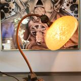 Lampe art déco 1950 en verre de Clichy