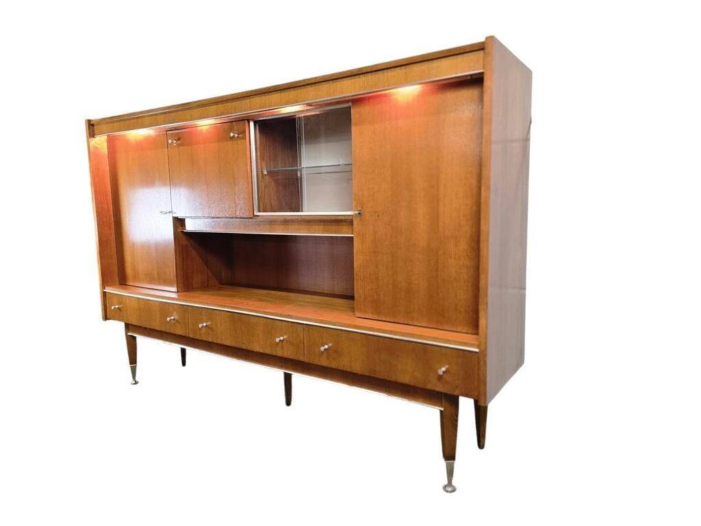 XL vintage wooden sideboard/cabinet