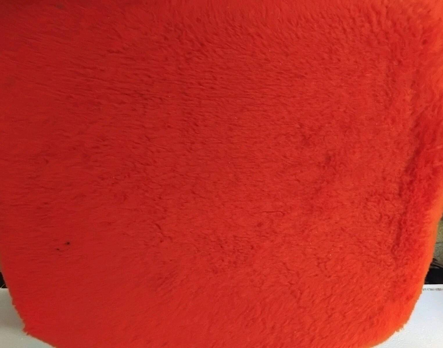 Lot de 4 anciennes chaises en tissus moumoute année 60 vintage