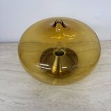 Mid-century Dijkstra  glass ceiling lamp space age, 1970’s