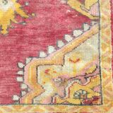 Tapis patiné orient laine fait mai 166 cm x 95 cm