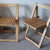 Pair of folding chair 60s