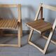 Pair of folding chair 60s