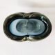 Blue-grey glass trinket bowl