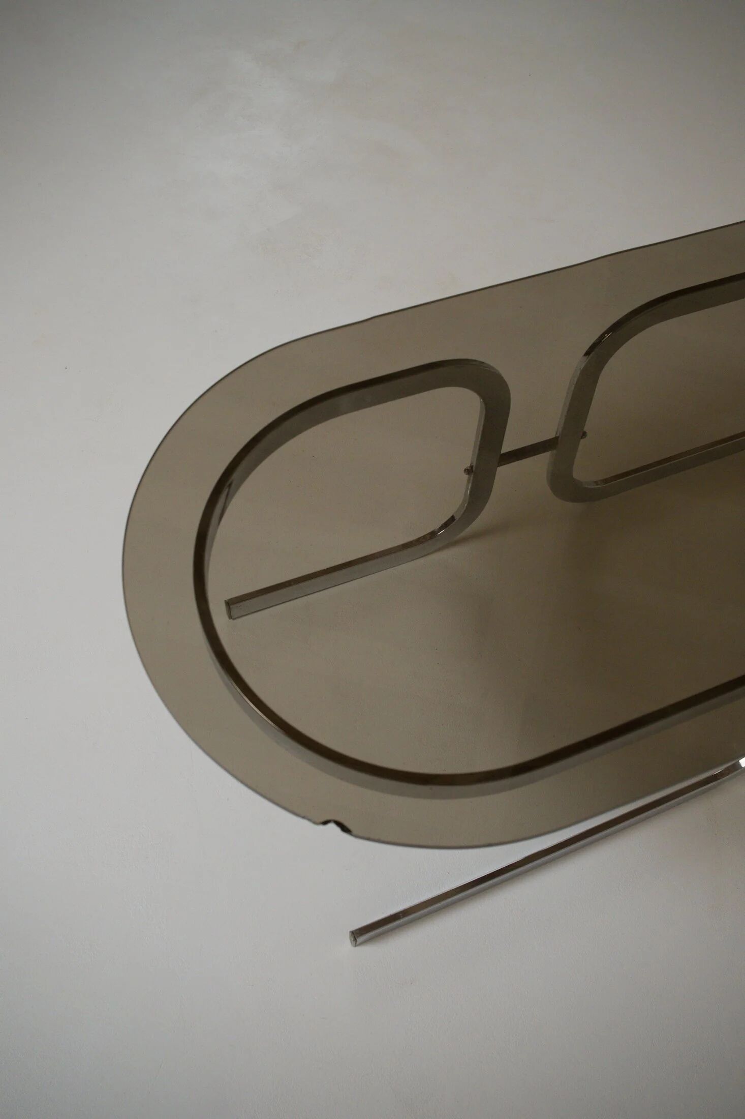 Table basse d'inspiration space age, années 1970