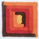 Rare Midcentury Wall Tapestry, Ege Rya Style, Denmark, 1970s