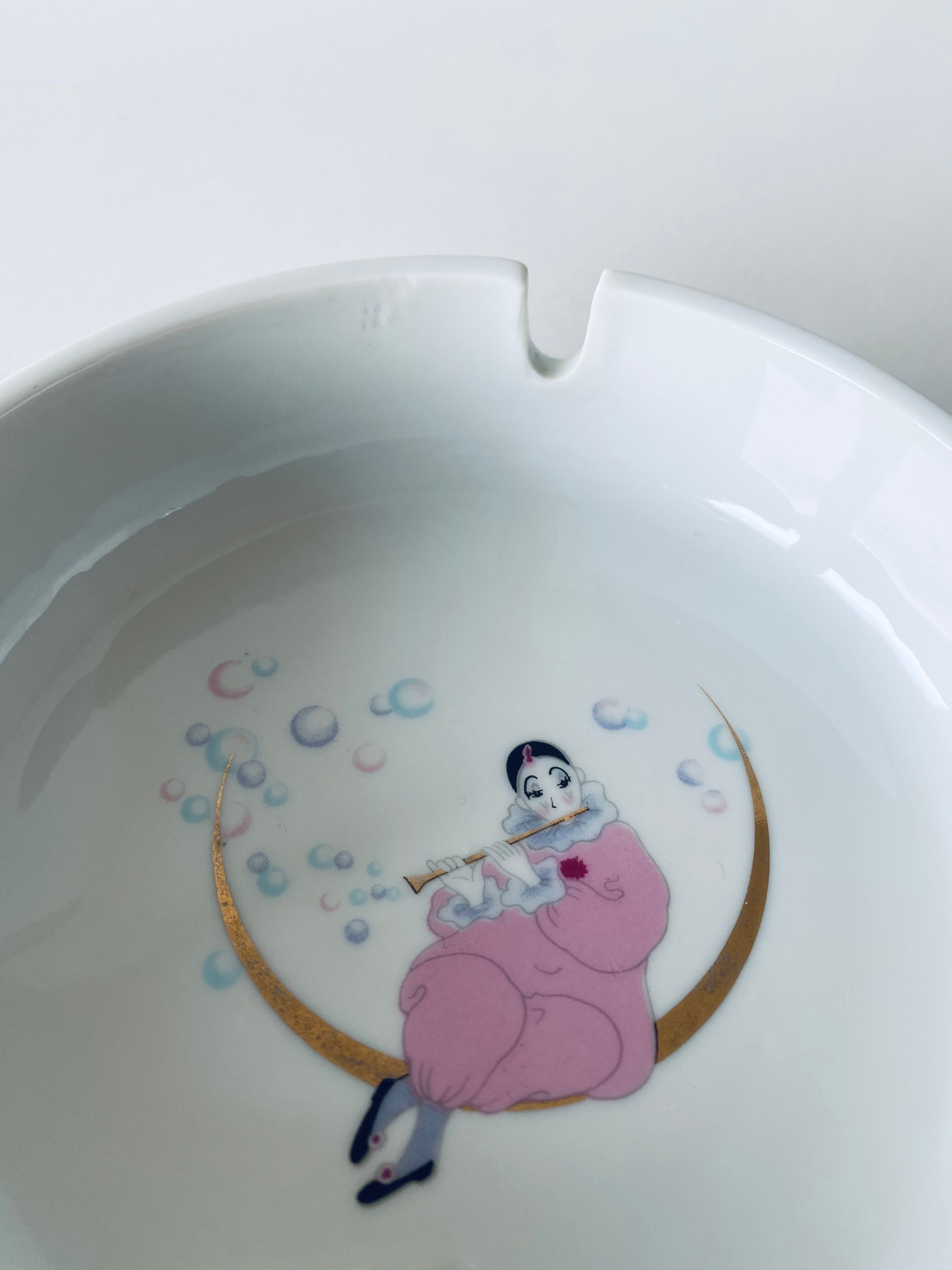 Vintage porcelain ashtray