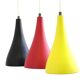 Louis Kalff – pendentif vintage Philips jaune, rouge, noir
