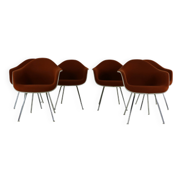 Set of six dining chairs by Charles Eames