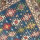 Old Handmade Caucasian rug - 79x119 cm