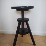 Tabouret à vis en bois