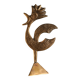 Yves LOHE Stylized metal rooster sculpture