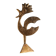 Yves LOHE Stylized metal rooster sculpture