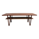 Large vintage Scandinavian teak coffee table by Kurt Østervig - 1950s