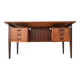 Rosewood Desk By Gunnar Nielsen For Tibergaard, 1960s.